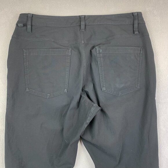 Lululemon Mens 31 Black Chino ABC Pant Slim Warpstreme Tapered Stretch 31x30 - Picture 8 of 11